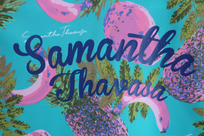 【未使用品】Samantha Thavasa(サマンサタバサ) ポロシャツ グリーンフルーツ柄 レディース 38 0076-2011100113 ゴルフ用品 2405-0330 新品