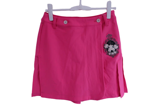 【未使用品】M.U SPORTS(エムユースポーツ) スカート ピンク レディース 40 ゴルフ用品 2405-0332 新品