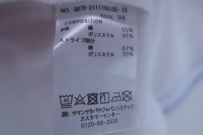 【未使用品】Samantha Thavasa(サマンサタバサ) ポロシャツ ホワイト レディース 38 ゴルフ用品 2405-0335 新品