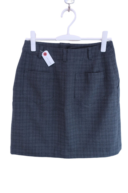 【美品】ZOY(ゾーイ) スカート グレーチェック レディース L ゴルフ用品 2405-0399 中古