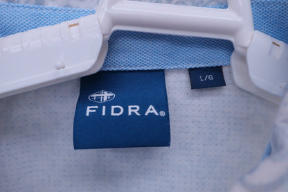 FIDRA(フィドラ) ポロシャツ グレー総柄 レディース L/G A