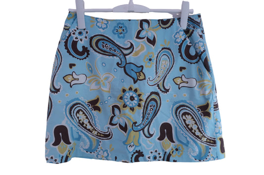 adidas(アディダス) スカート 水色総柄 レディース 6 ゴルフ用品 2405-0417 中古