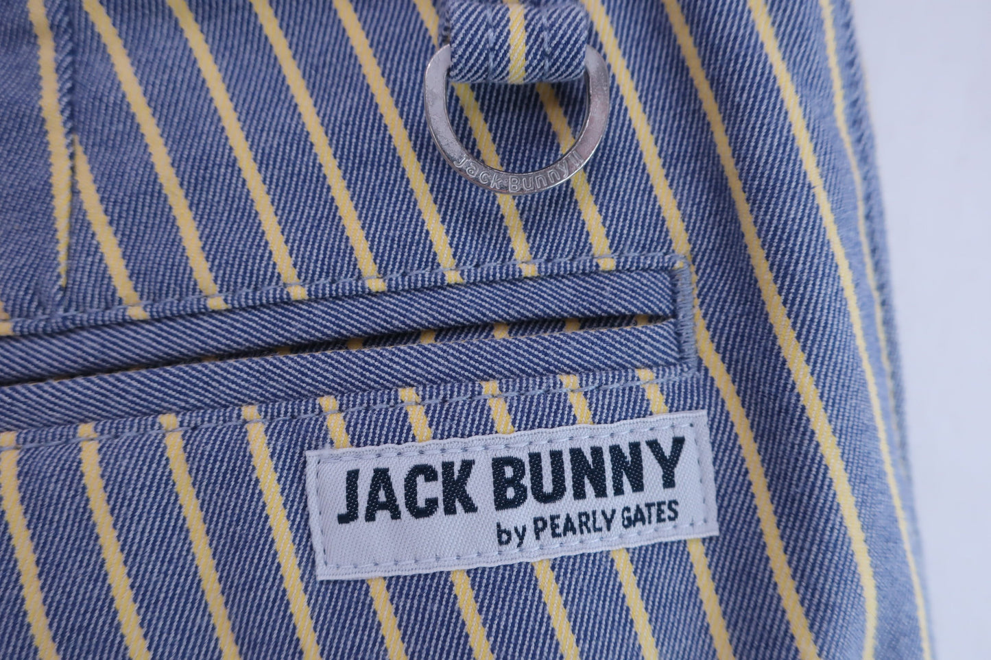 Jack Bunny(ジャックバニー) パンツ グレー黄色ストライプ レディース 2 263-8131606 B