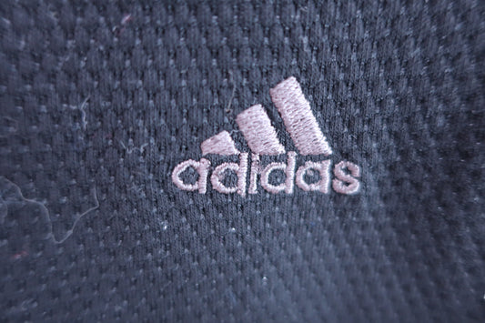 【美品】adidas(アディダス) ポロシャツ 黒 レディース L ゴルフ用品 2406-0022 中古