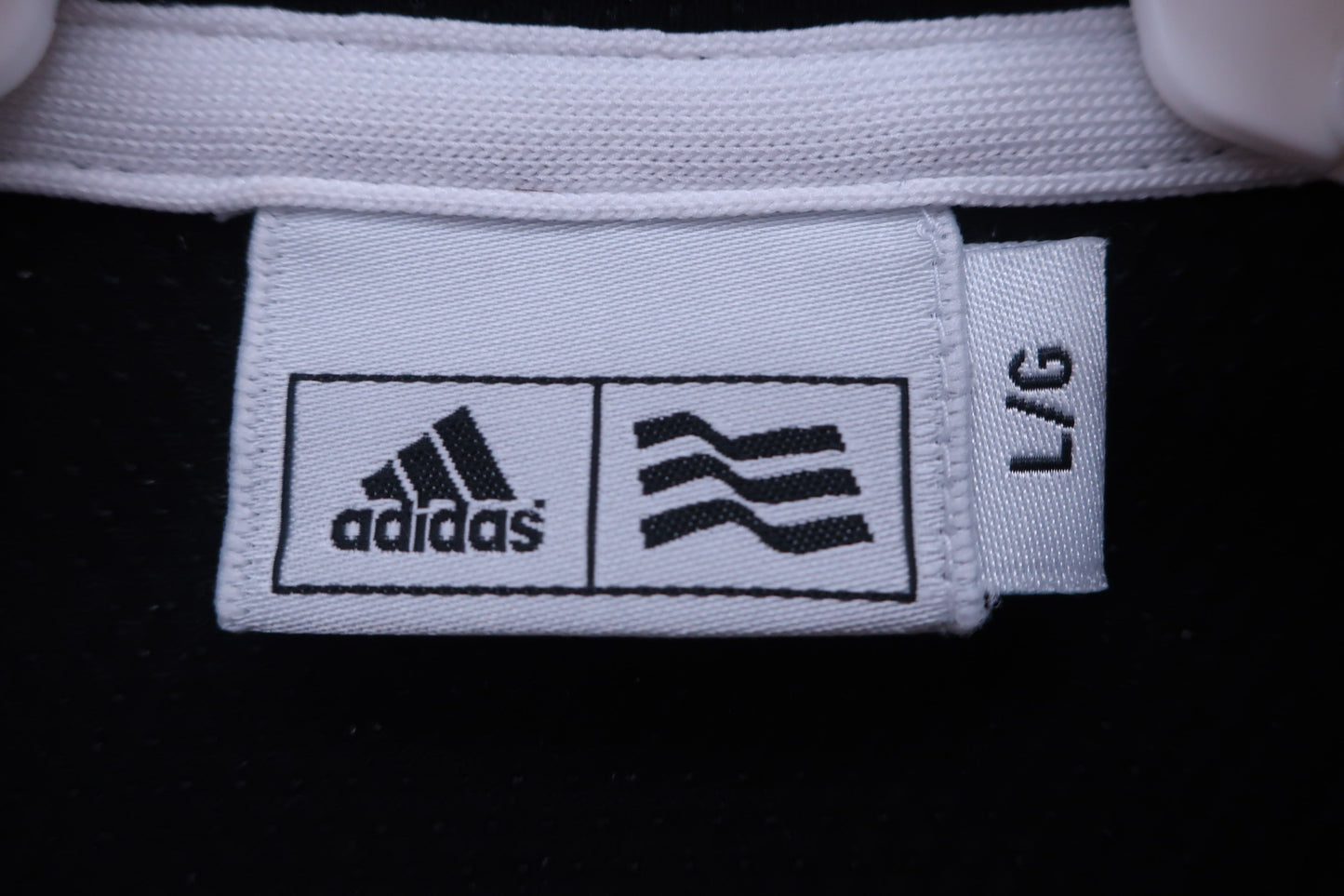 【美品】adidas(アディダス) ポロシャツ 黒 レディース L ゴルフ用品 2406-0022 中古