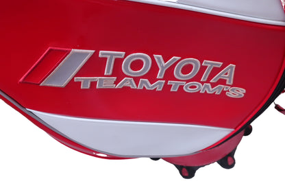 TOYOTA(トヨタ) エナメルキャディバッグ 赤 team TOMS B