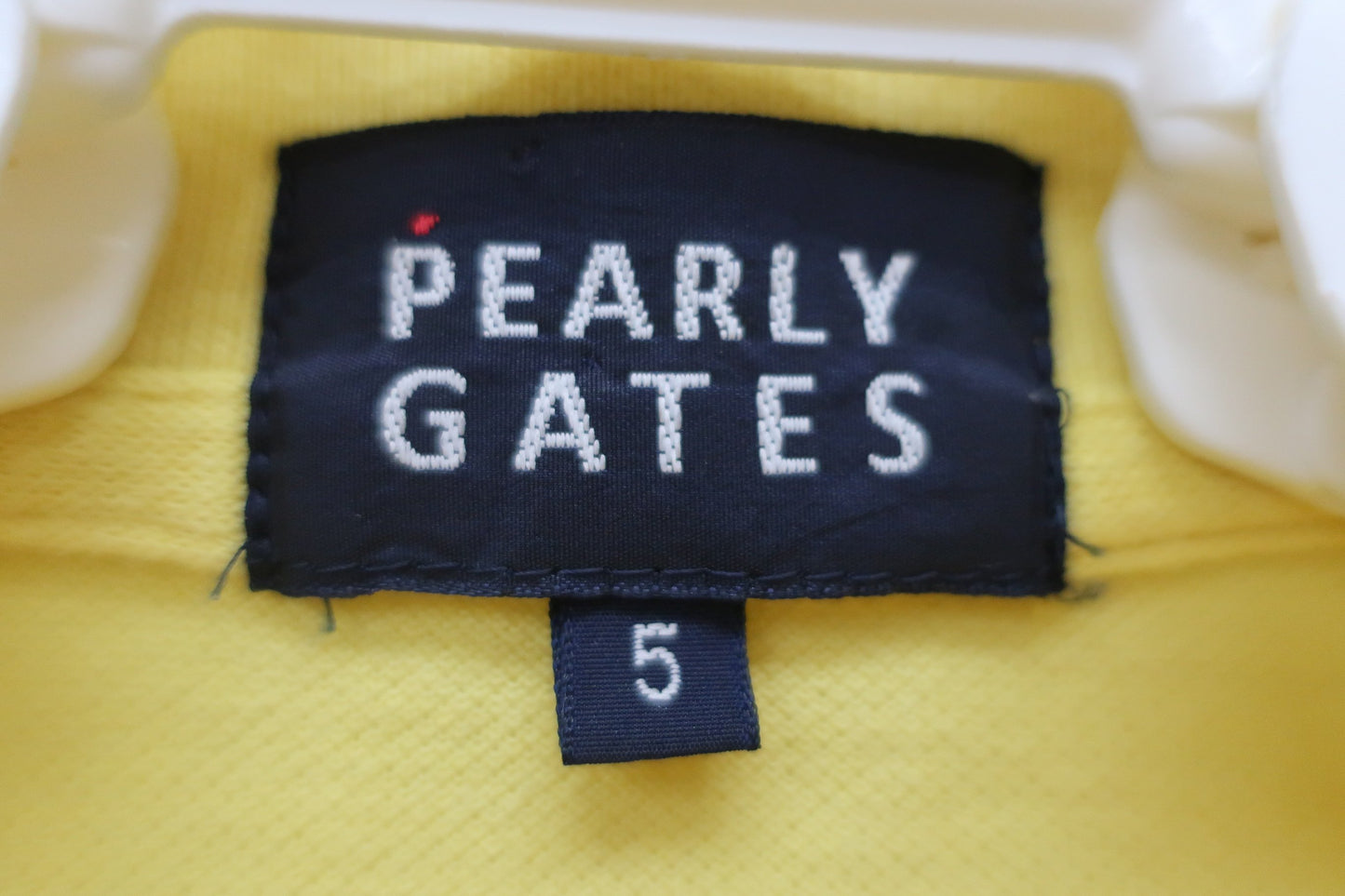 PEARLY GATES(パーリーゲイツ) ポロシャツ 黄色 メンズ 5 B