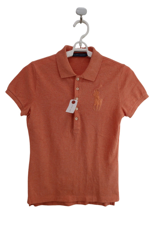 RALPH LAUREN(ラルフローレン) ポロシャツ 薄オレンジ レディース L B