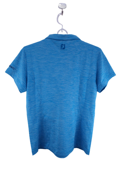 【未使用品】FOOTJOY(フットジョイ) ポロシャツ 水色 レディース L ゴルフ用品 2406-0222 新品