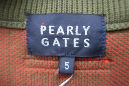 PEARLY GATES(パーリーゲイツ) セーター カーキ メンズ 5 053-9270011 A