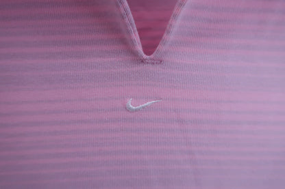 【美品】NIKE GOLF ポロシャツ ピンク レディース M ゴルフ用品 2406-0233 中古