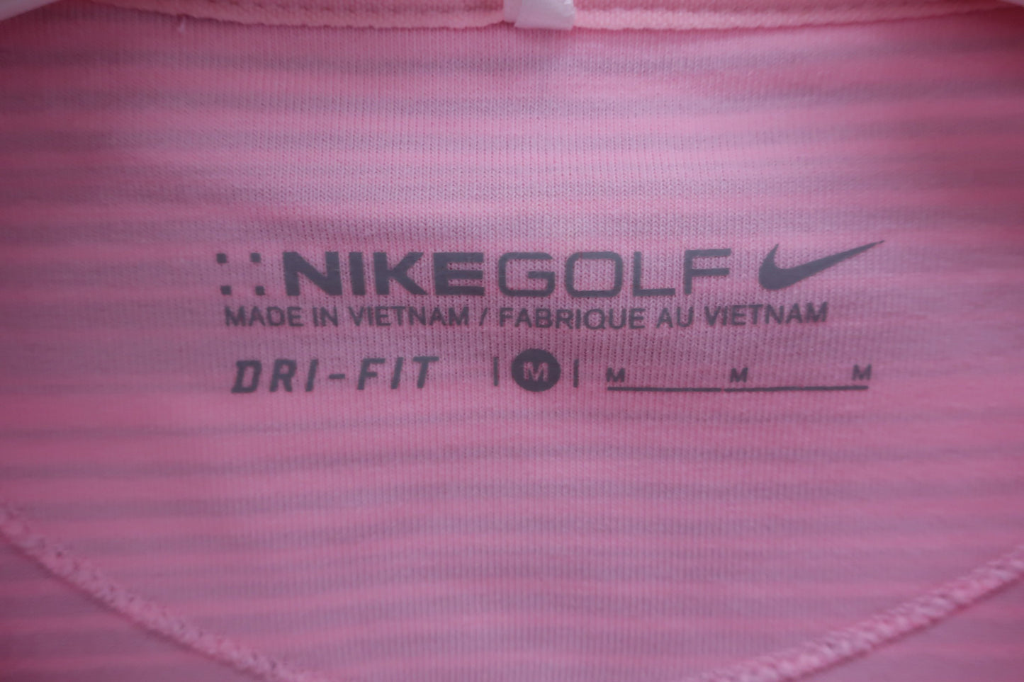 【美品】NIKE GOLF ポロシャツ ピンク レディース M ゴルフ用品 2406-0233 中古