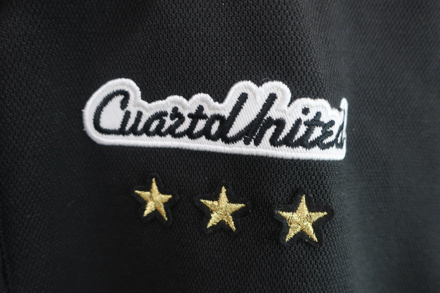 【美品】Cuarto UNITED(クアルトユナイテッド) ポロシャツ 黒 レディース M ゴルフ用品 2406-0247 中古