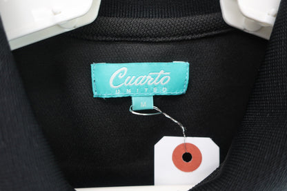【美品】Cuarto UNITED(クアルトユナイテッド) ポロシャツ 黒 レディース M ゴルフ用品 2406-0247 中古