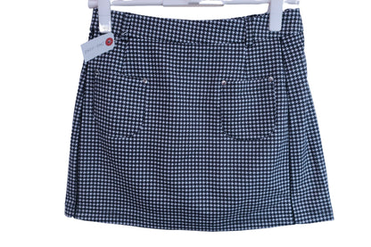 【美品】PGM GOLF スカート 白黒千鳥柄 レディース M ゴルフ用品 2406-0248 中古