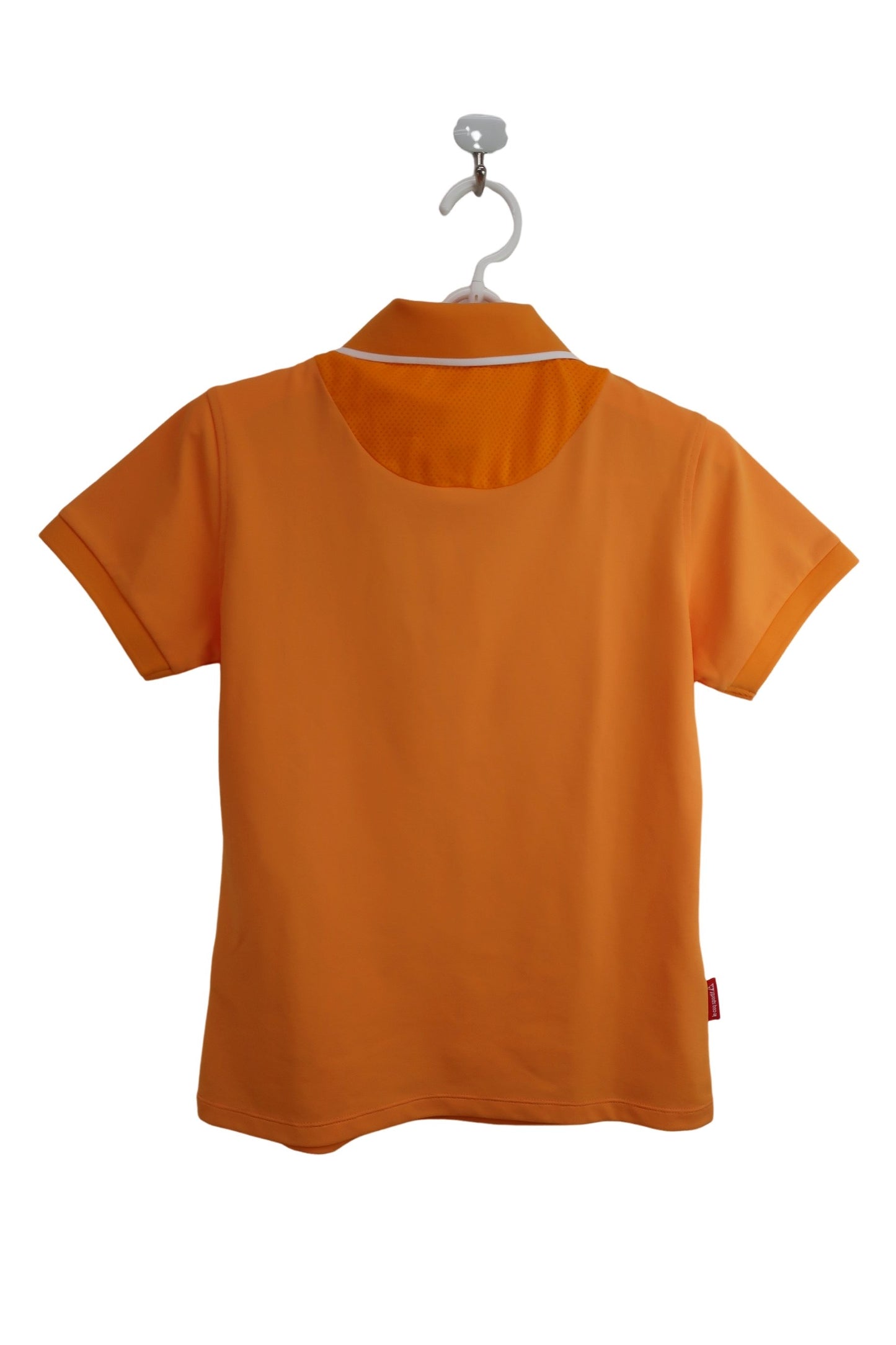 【超美品】le coq sportif(ルコックスポルティフ) ポロシャツ オレンジ レディース M ゴルフ用品 2406-0295 中古