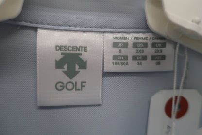 DESCENTE(デサント) ポロシャツ 水色 レディース S DGWVJA22 N