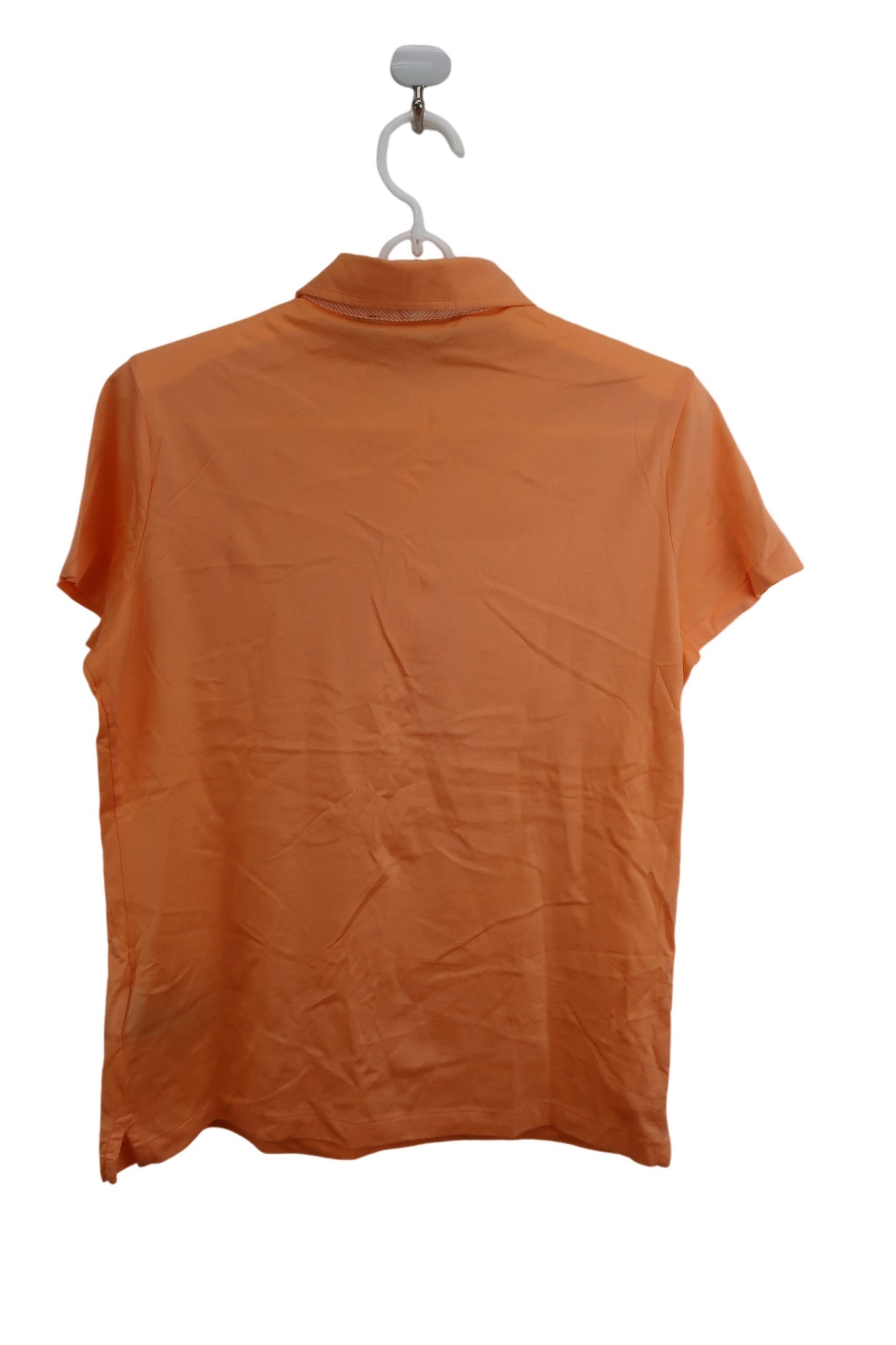 【美品】POLO GOLF RALPH LAUREN(ラルフローレン) ポロシャツ オレンジ レディース M ゴルフ用品 2406-0348 中古