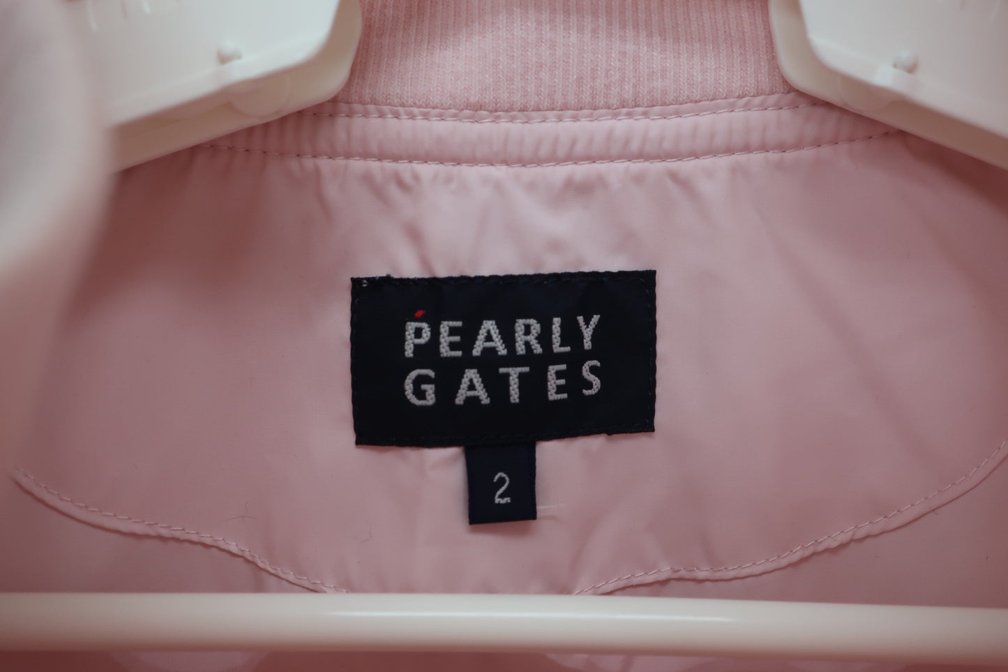 PEARLY GATES(パーリーゲイツ) ハーフジップベスト ピンク レディース 2 055-158035 B