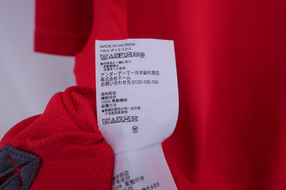 【未使用品】UNDER ARMOUR(アンダーアーマー) ポロシャツ 赤 メンズ XL ゴルフ用品 2406-0461 新品