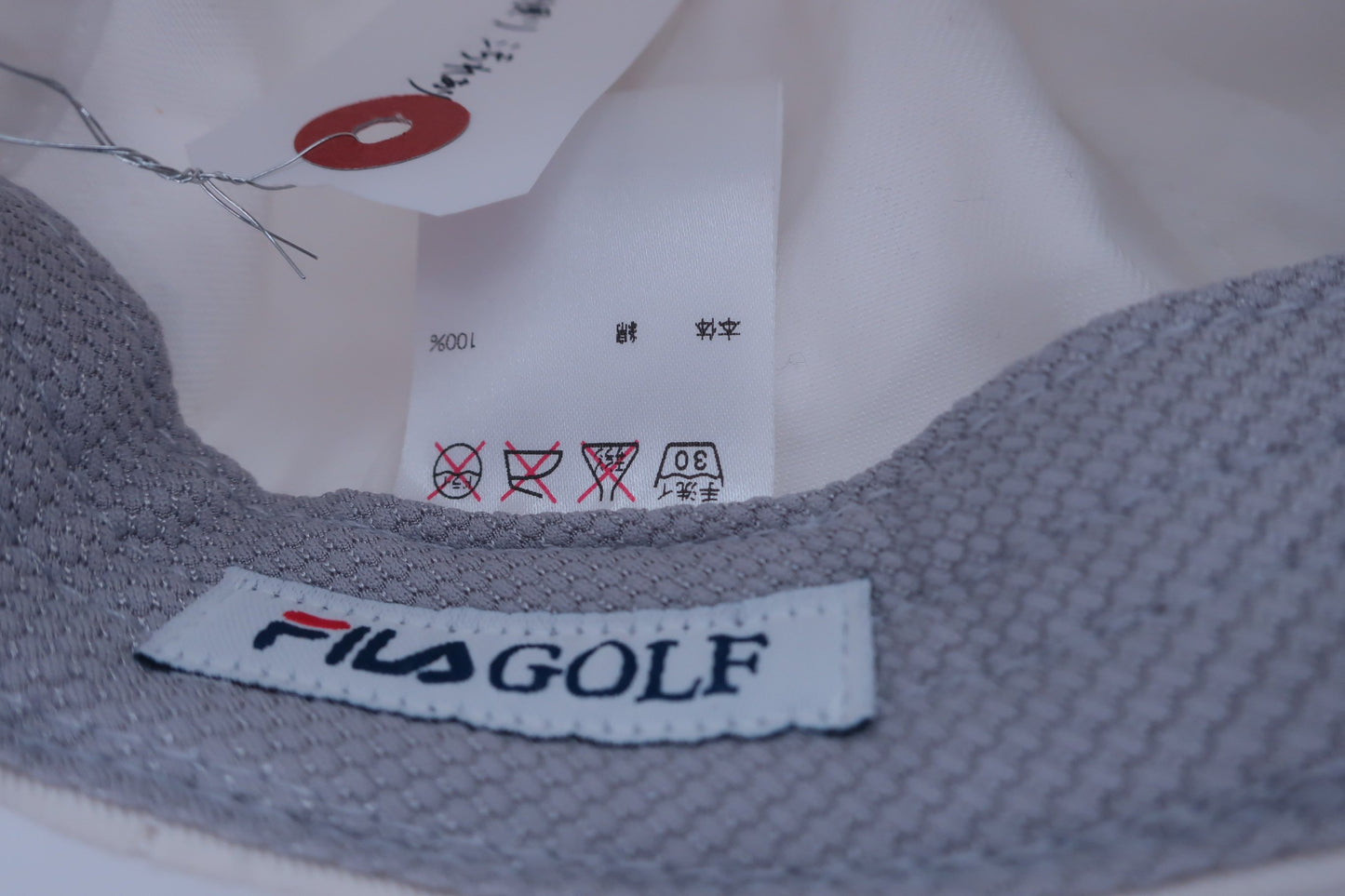 FILA GOLF(フィラゴルフ) キャップ 白 メンズ ゴルフ用品 2406-0473 中古