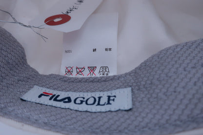 FILA GOLF(フィラゴルフ) キャップ 白 メンズ ゴルフ用品 2406-0473 中古