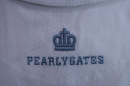 PEARLY GATES(パーリーゲイツ) ポロシャツ 白 レディース 0 055-7160610 B