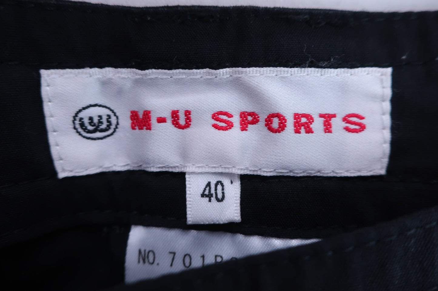 M.U SPORTS(エムユースポーツ) パンツ 黒 レディース 40 B