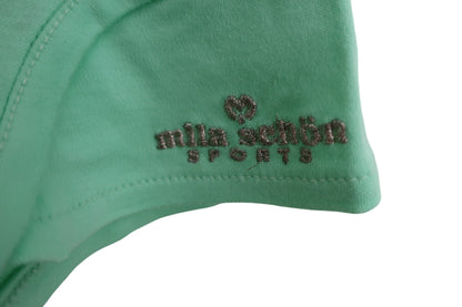 mila schon(ミラ・ショーン) ポロシャツ エメラルドグリーン レディース M ゴルフ用品 2406-0553 中古