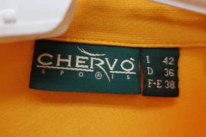【美品】CHERVO SPORTS(シェルボスポーツ) ポロシャツ 黄橙 レディース 42 ゴルフ用品 2406-0557 中古