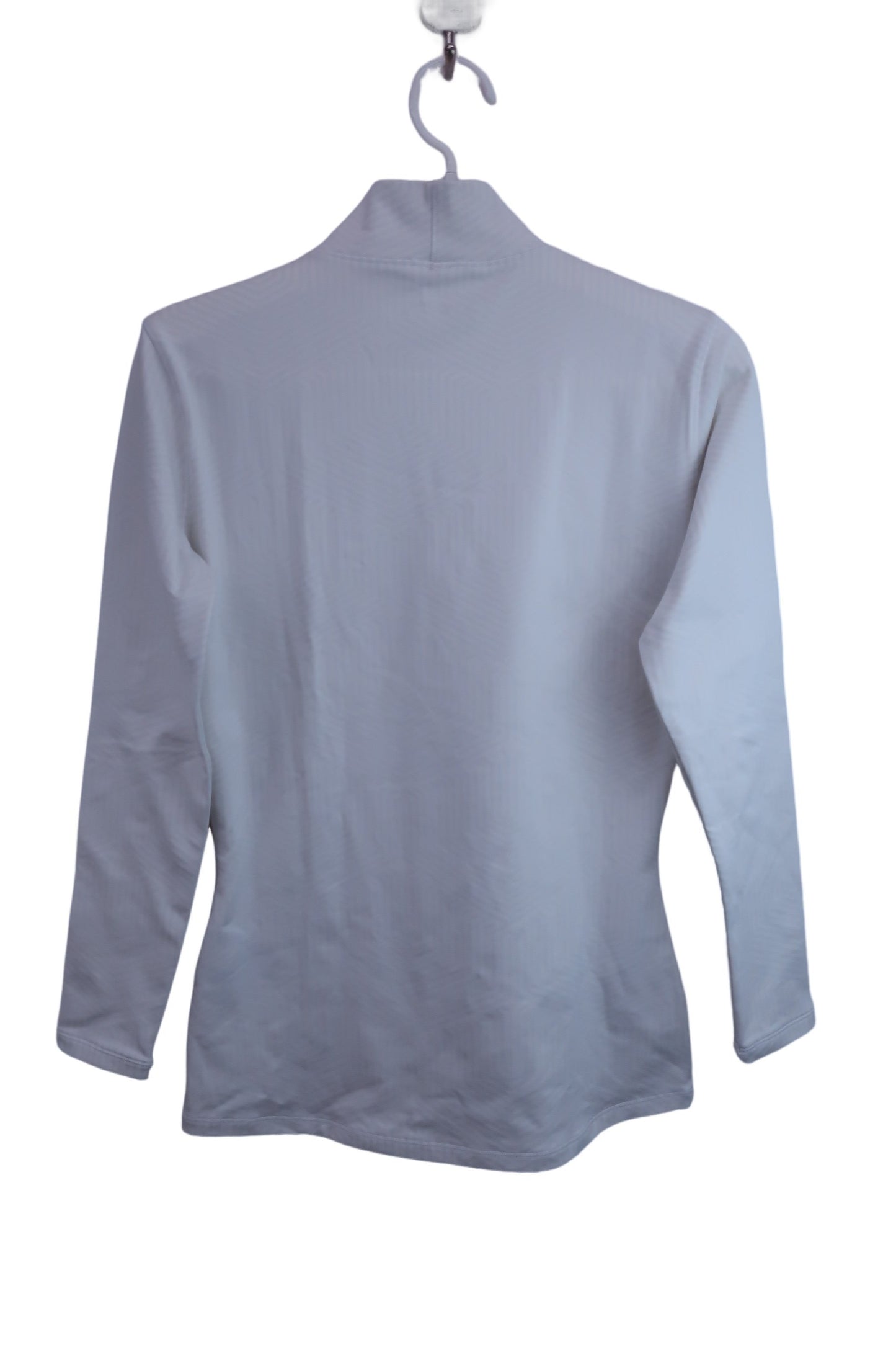 【美品】UNDER ARMOUR(アンダーアーマー) ハイネックシャツ 白 レディース LG ゴルフ用品 2406-0558 中古