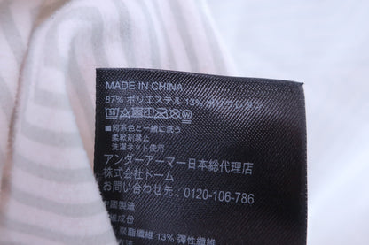【美品】UNDER ARMOUR(アンダーアーマー) ハイネックシャツ 白 レディース LG ゴルフ用品 2406-0558 中古