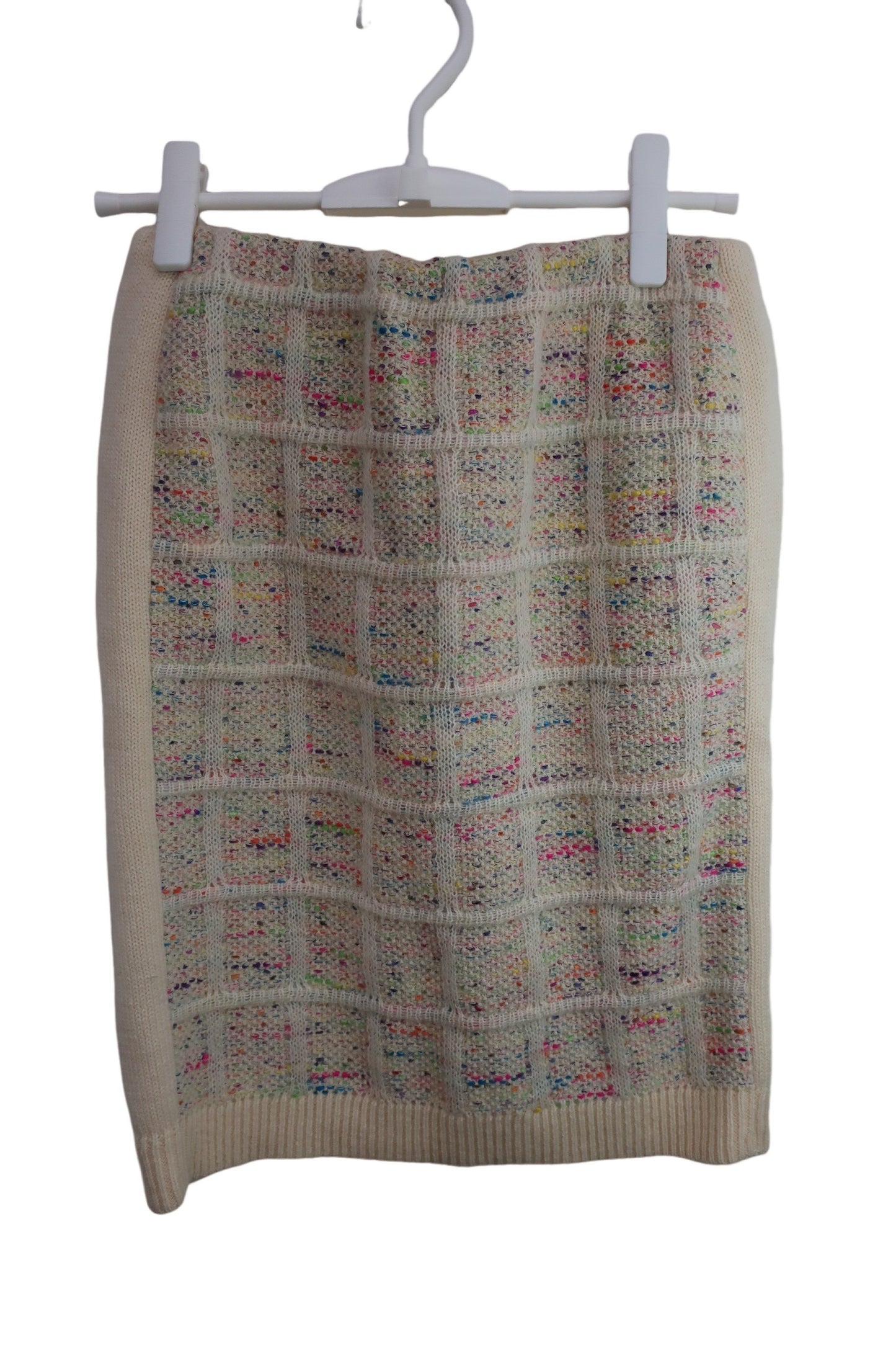 【美品】SHIPS(シップス) ニットスカート アイボリー レディース ゴルフ用品 2406-0559 中古