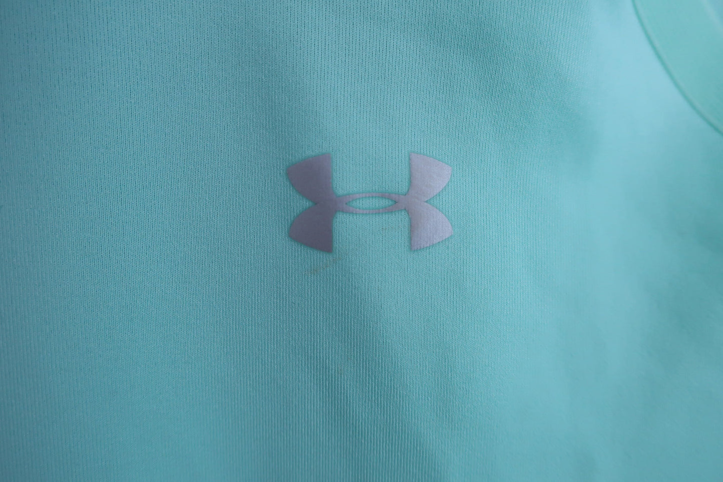 【美品】UNDER ARMOUR(アンダーアーマー) ハイネックシャツ エメラルドグリーン レディース LG ゴルフ用品 2406-0561 中古