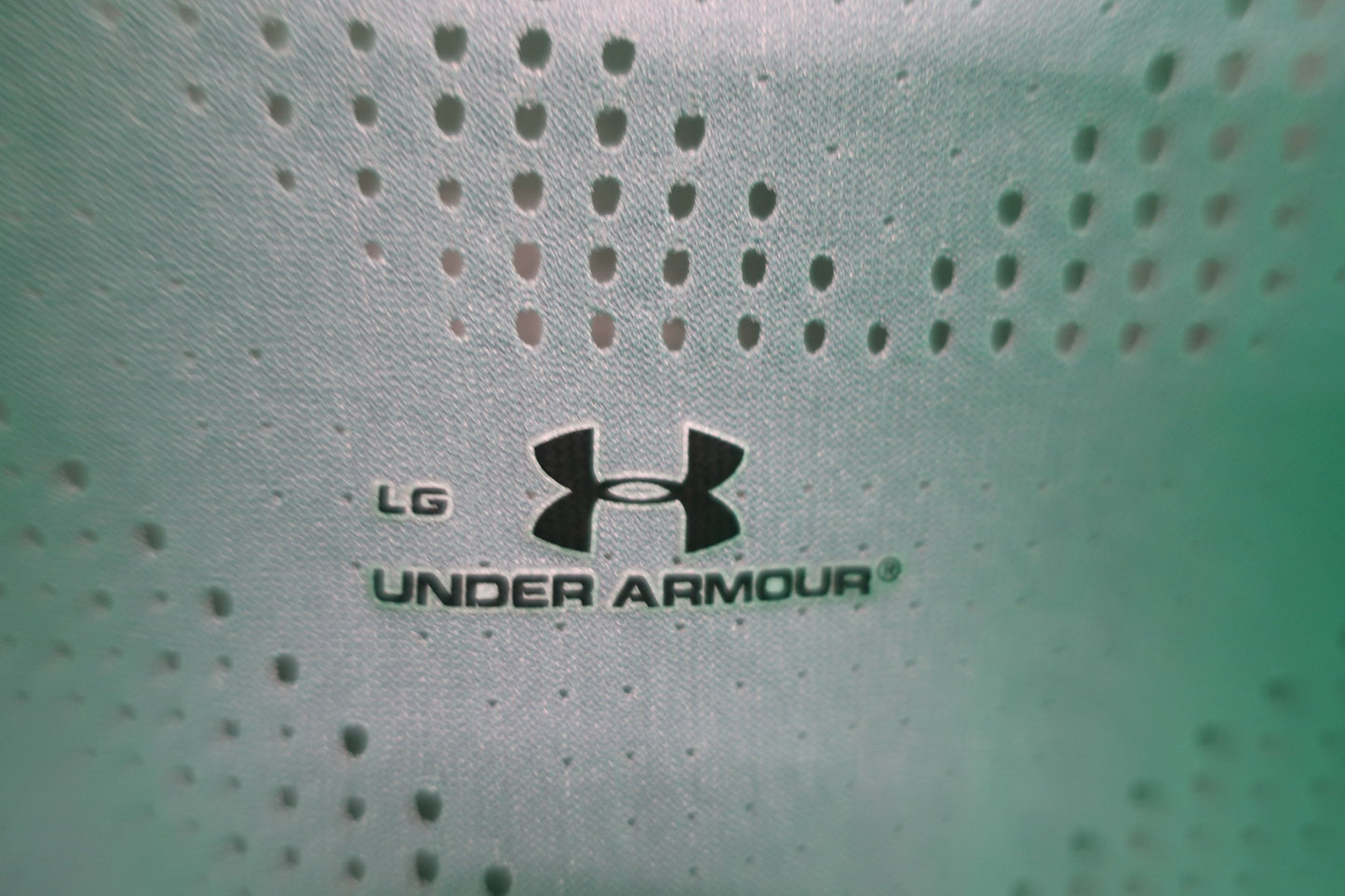 【美品】UNDER ARMOUR(アンダーアーマー) ハイネックシャツ エメラルドグリーン レディース LG ゴルフ用品 2406-0561 中古