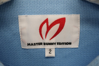 MASTER BUNNY EDITION(マスターバニーエディション) 長袖ポロシャツ 水色 レディース 2 159-6161104 B