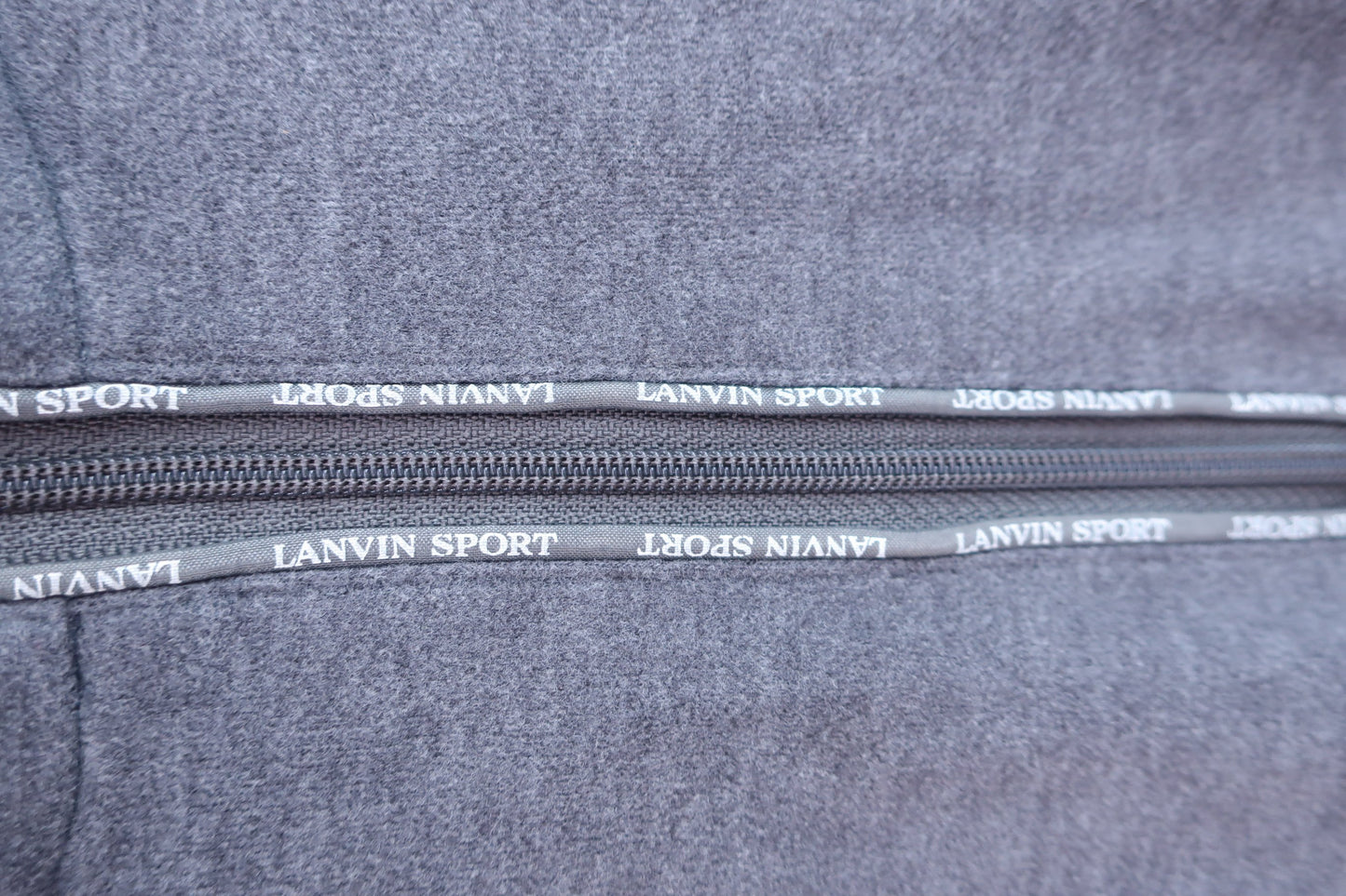 LANVIN SPORT(ランバンスポーツ) ハーフジップシャツ グレー レディース 40 B