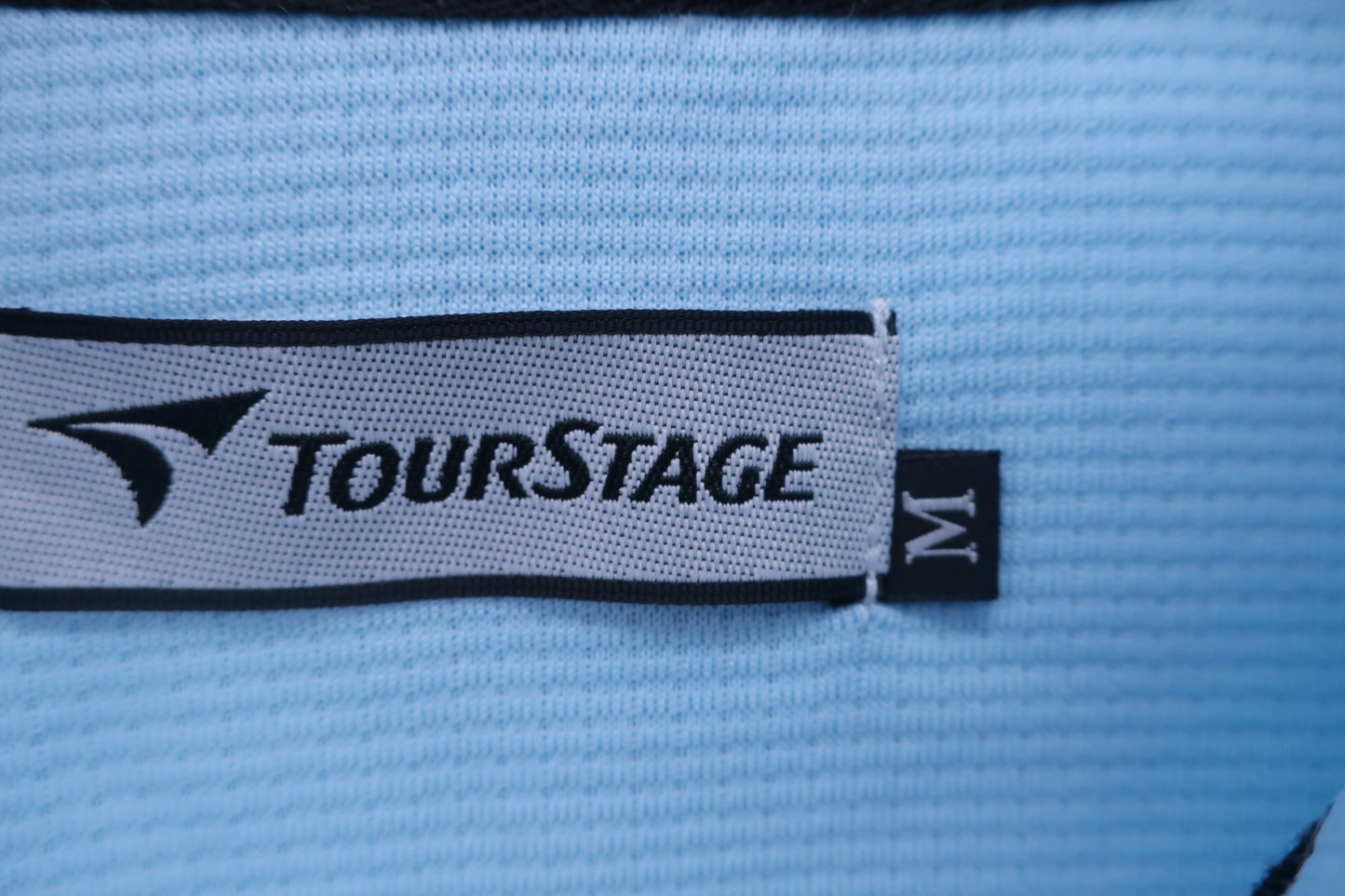 TOURSTAGE(ツアーステージ) ハーフジップシャツ 水色 メンズ M A