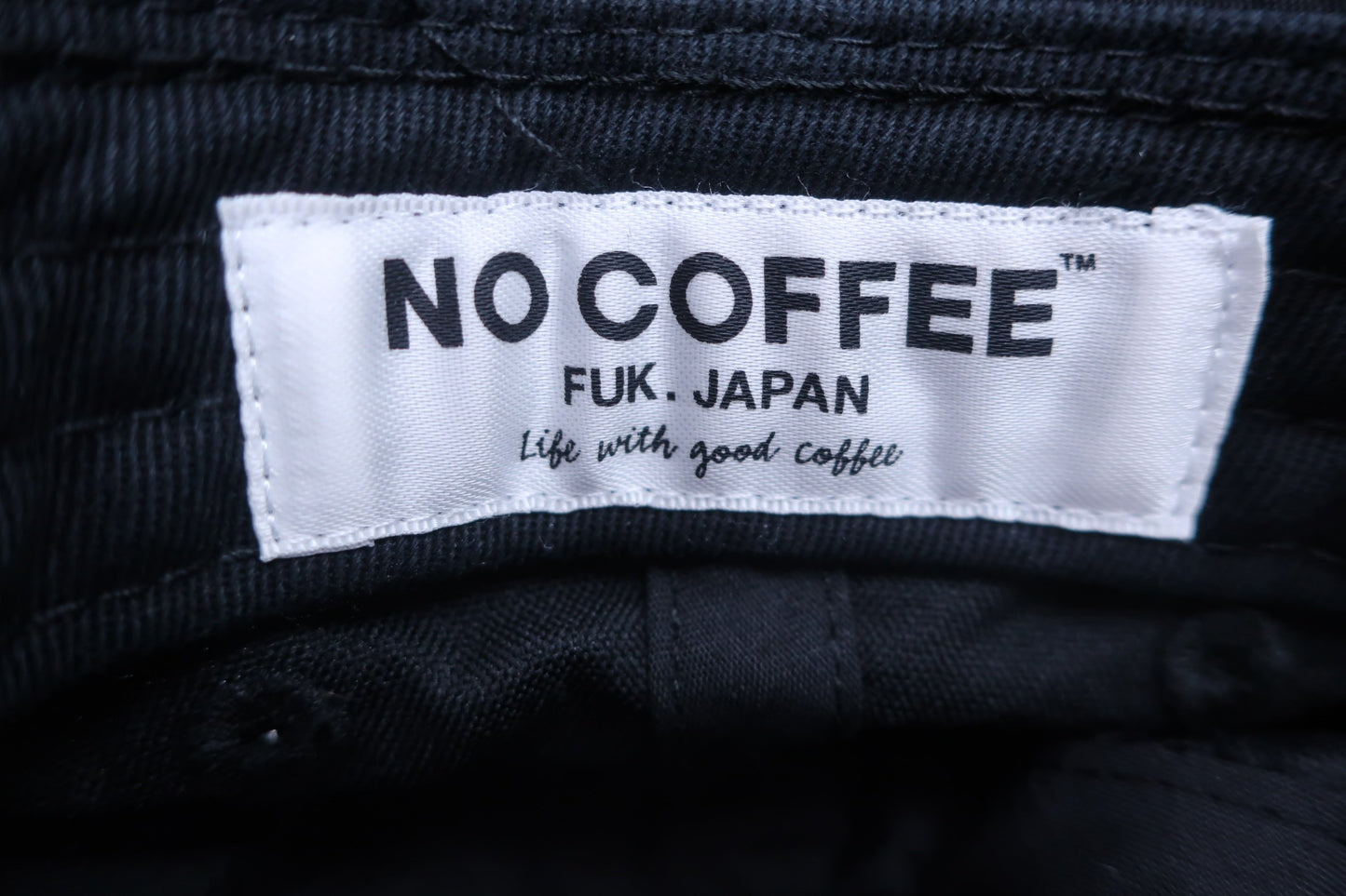 NO COFFEE ハット 黒 メンズ L A