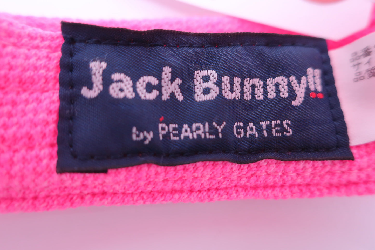 Jack Bunny(ジャックバニー) サンバイザー ピンク レディース FR 262-7187103 B