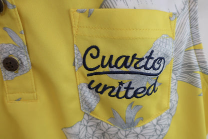 Cuarto UNITED(クアルトユナイテッド) ノースリーブポロシャツ 黄色 レディース M A