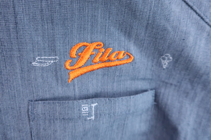 【美品】FILA GOLF(フィラゴルフ) シャツワンピース グレー レディース M ゴルフ用品 2407-0138 中古