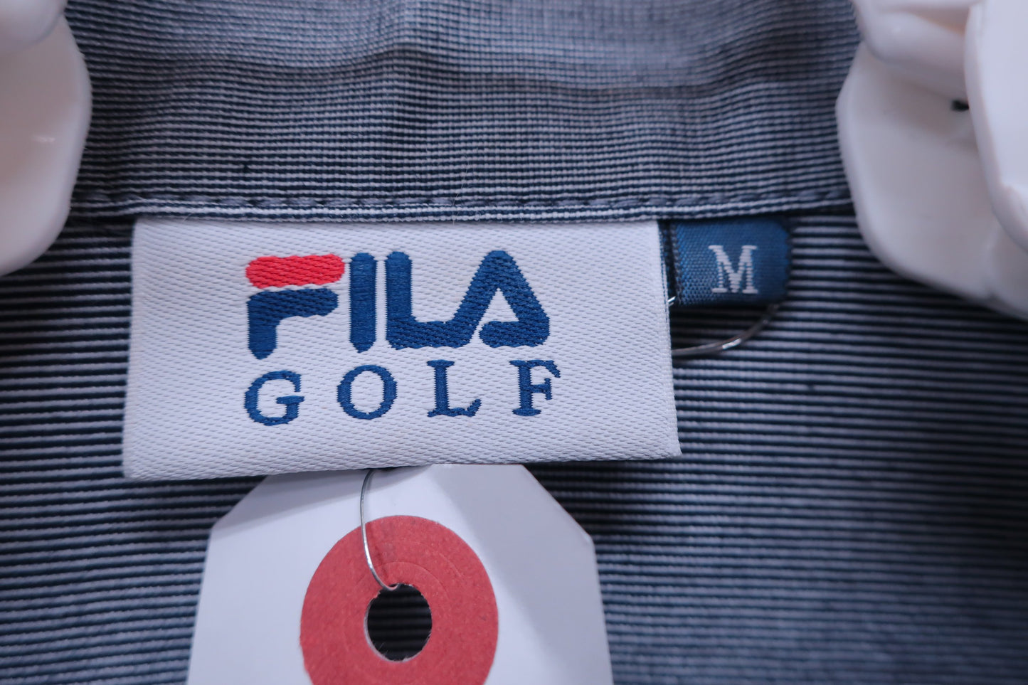 【美品】FILA GOLF(フィラゴルフ) シャツワンピース グレー レディース M ゴルフ用品 2407-0138 中古