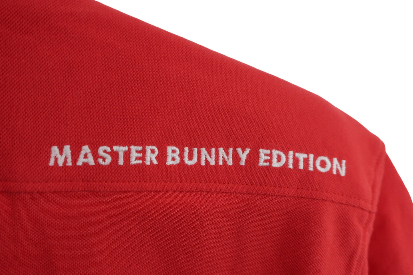 MASTER BUNNY EDITION(マスターバニーエディション) ポロシャツ 赤 メンズ 4 158-726709 A