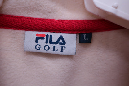 FILA GOLF(フィラゴルフ) ジャケット 白黒 レディース L A