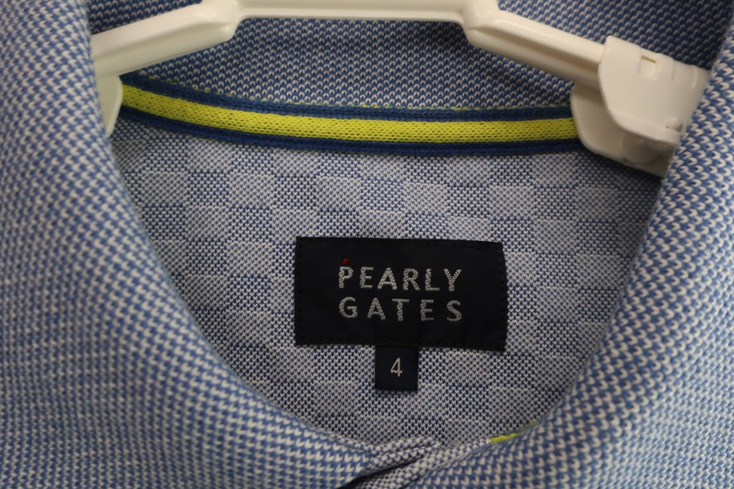 PEARLY GATES(パーリーゲイツ) ポロシャツ 青系 メンズ 4 053-0160425 A