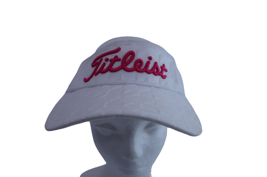 Titleist(タイトリスト) サンバイザー 白ピンク レディース フリーサイズ B