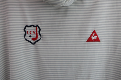 le coq sportif(ルコックスポルティフ) ハイネックシャツ 白グレーボーダー レディース M A