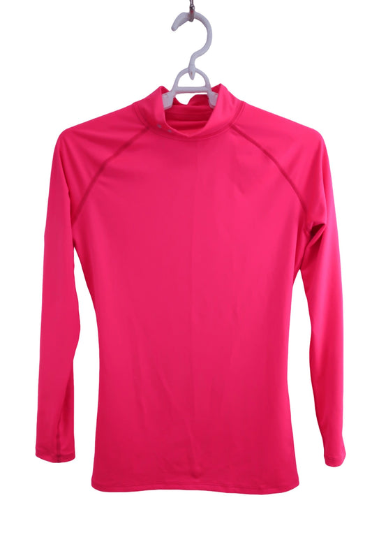 【美品】UNDER ARMOUR(アンダーアーマー) ハイネックシャツ ピンク レディース MD ゴルフ用品 2407-0339 中古