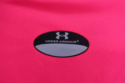 【美品】UNDER ARMOUR(アンダーアーマー) ハイネックシャツ ピンク レディース MD ゴルフ用品 2407-0339 中古